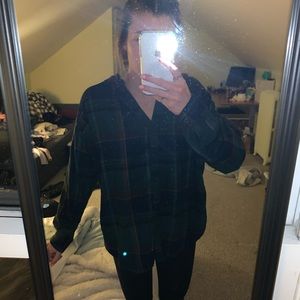 Urban outfitters flannel with hood